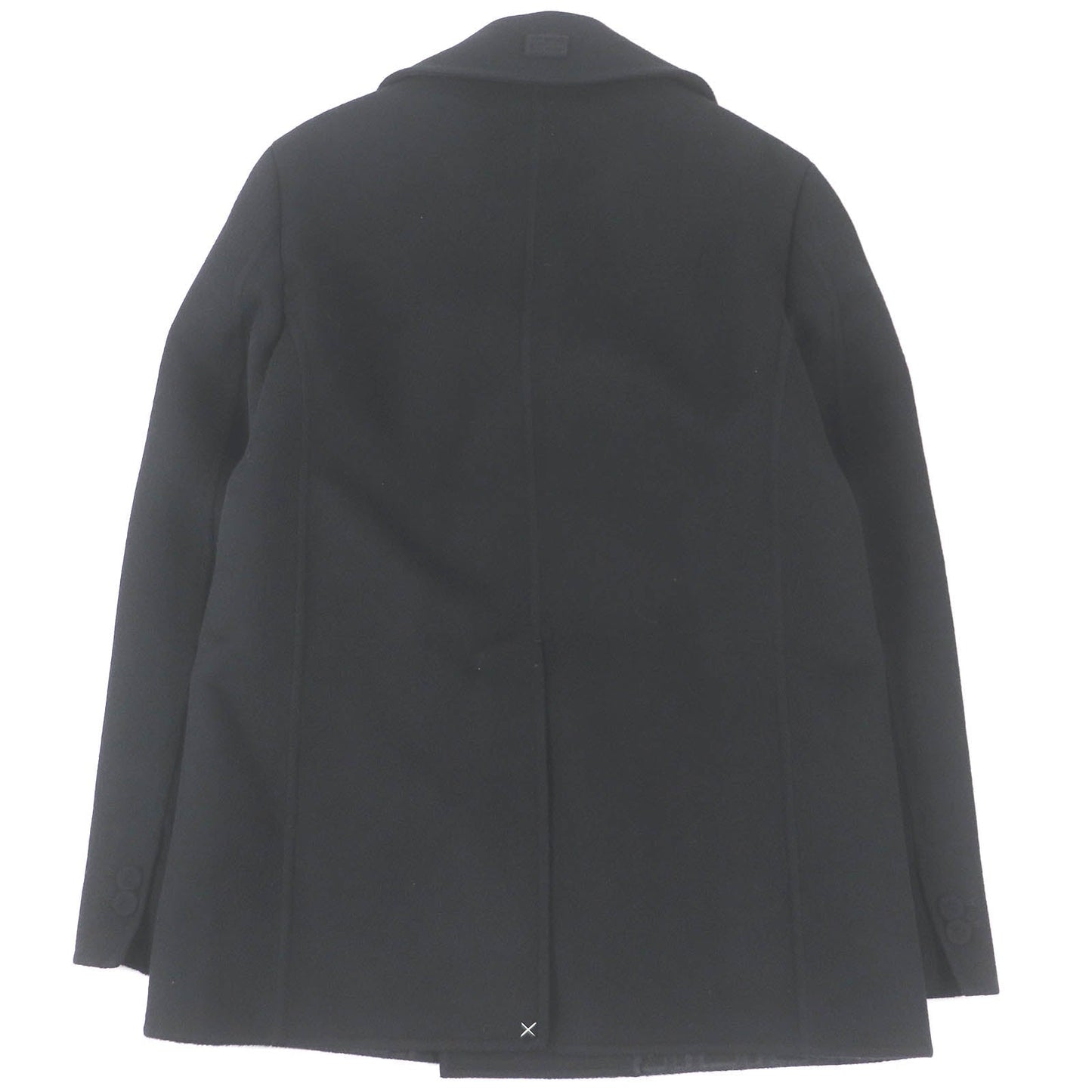 FENDI coat FF0709 Main: 99% wool, Main: 1% silk black mens 48