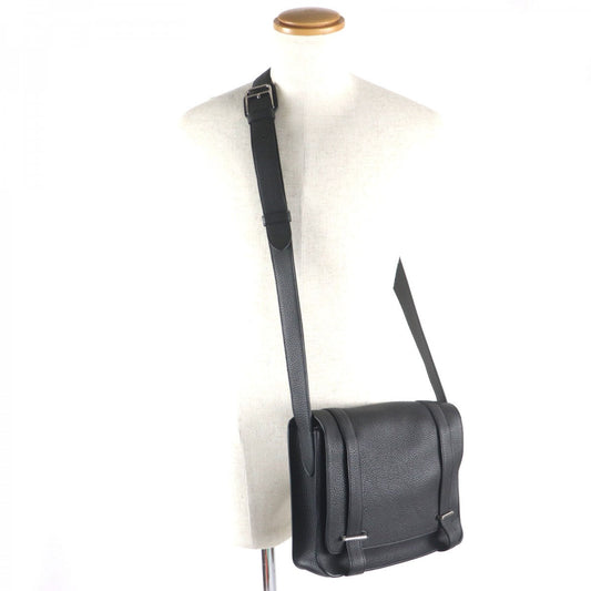 HERMES Shoulder Bag Taurillon Clemence Pron Taupe Steve Kaporal 27