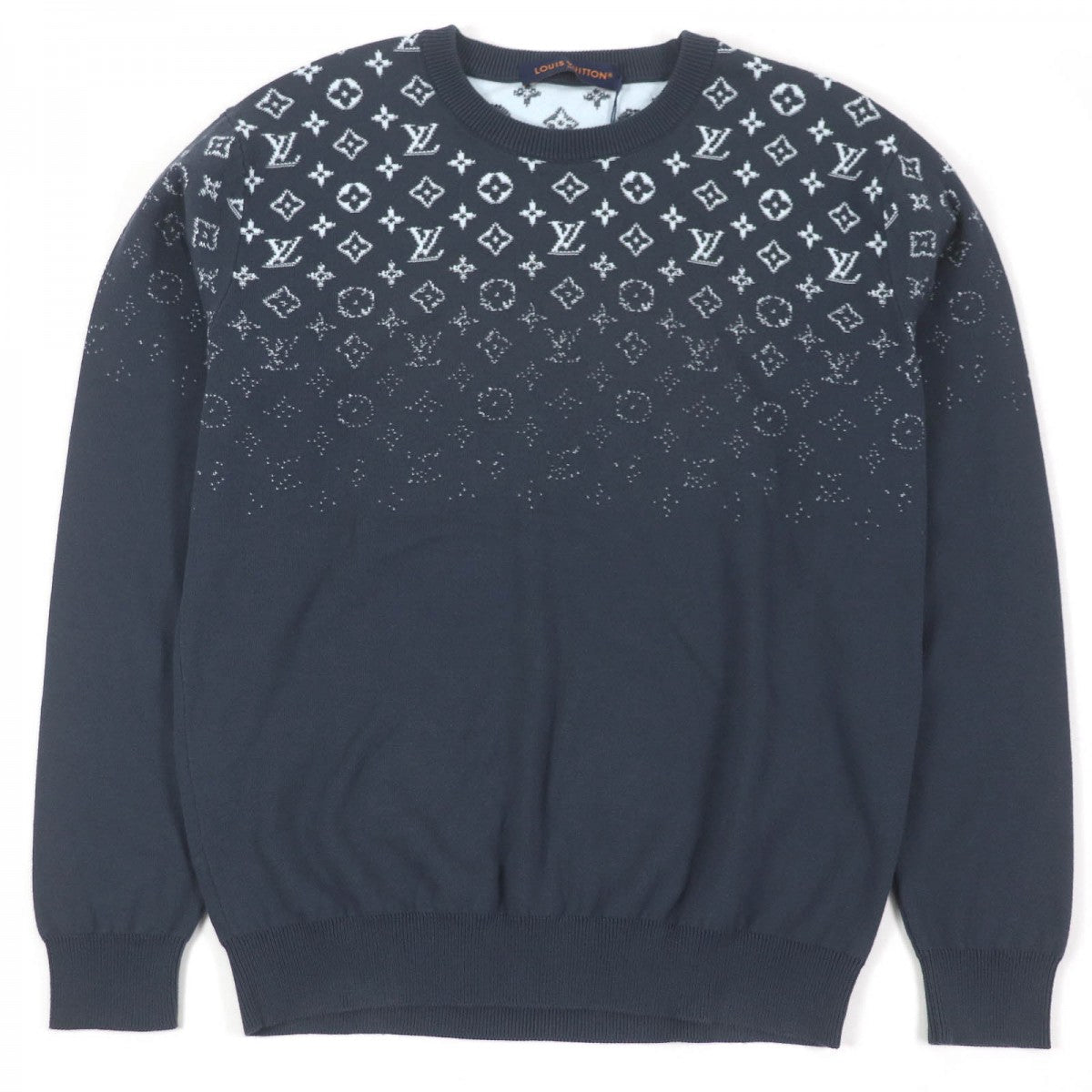 LOUIS VUITTON knit 1AFAPP Main: 100% cotton Blue gray type mens M