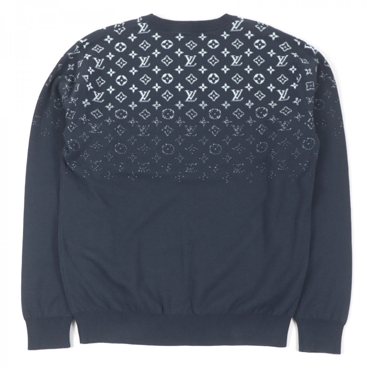 LOUIS VUITTON knit 1AFAPP Main: 100% cotton Blue gray type mens M