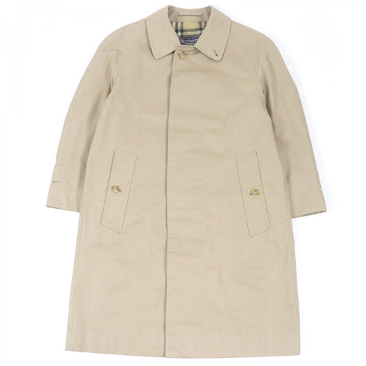 BURBERRY Stainless collar coat Outer: 51% cotton, Outer: 49% polyester, Lining: 50% polyester, Lining: 50% cotton beige mens 40