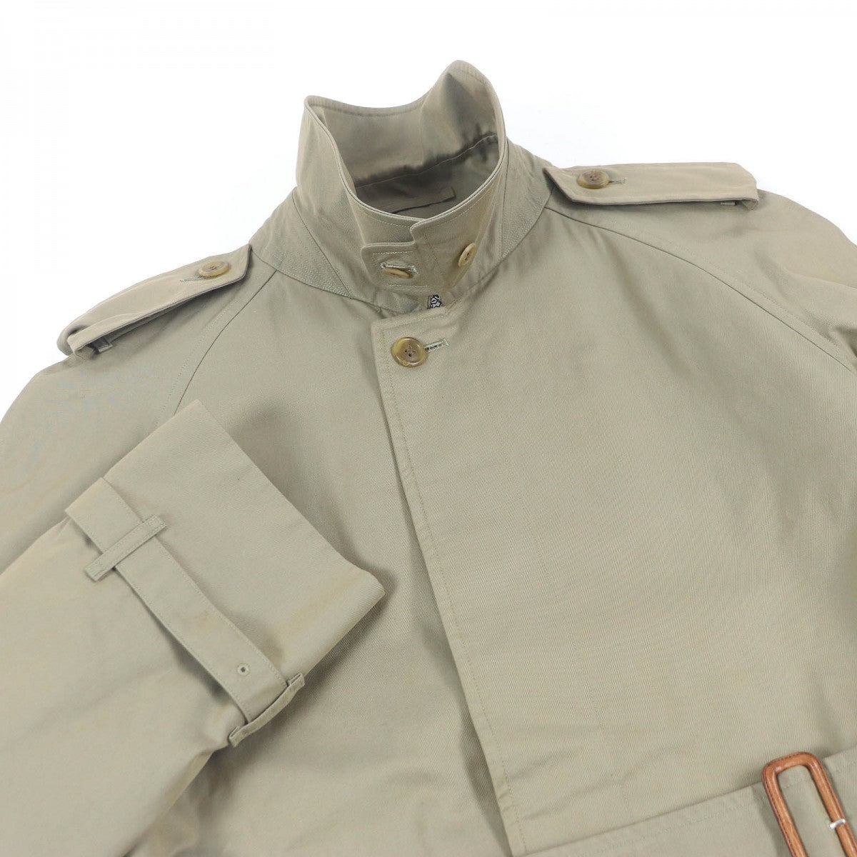 BURBERRY trench coat Main: 100% cotton, sleeve lining: 100% polyester iridescent mens