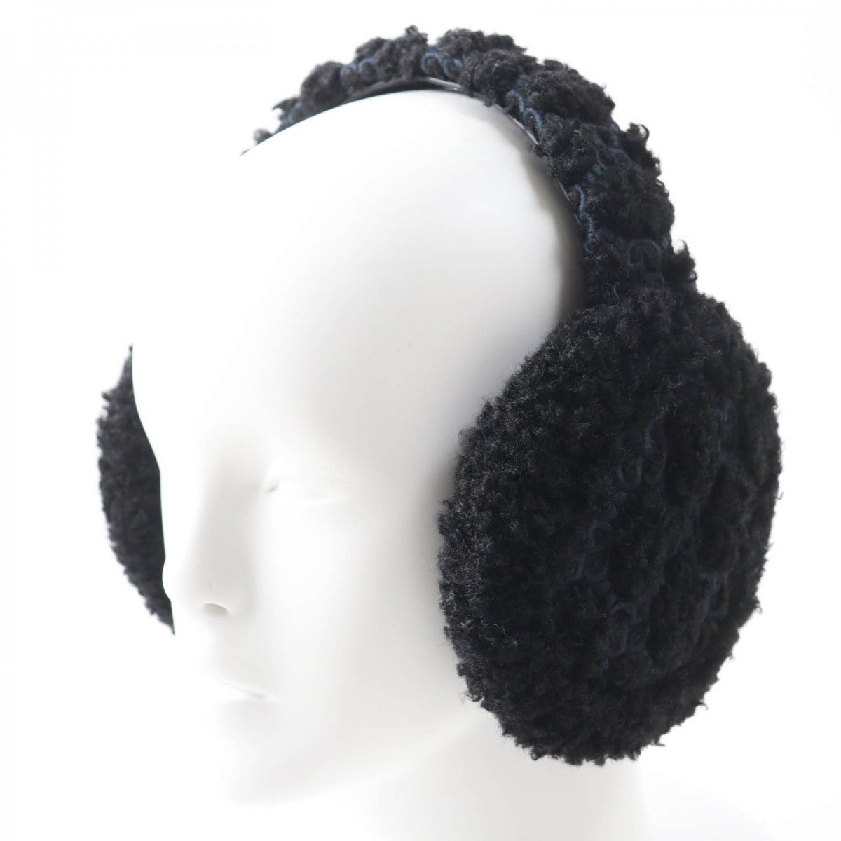 GUCCI Earmuff 645495 517074 Main: Curly eco fur black Women(Unisex)