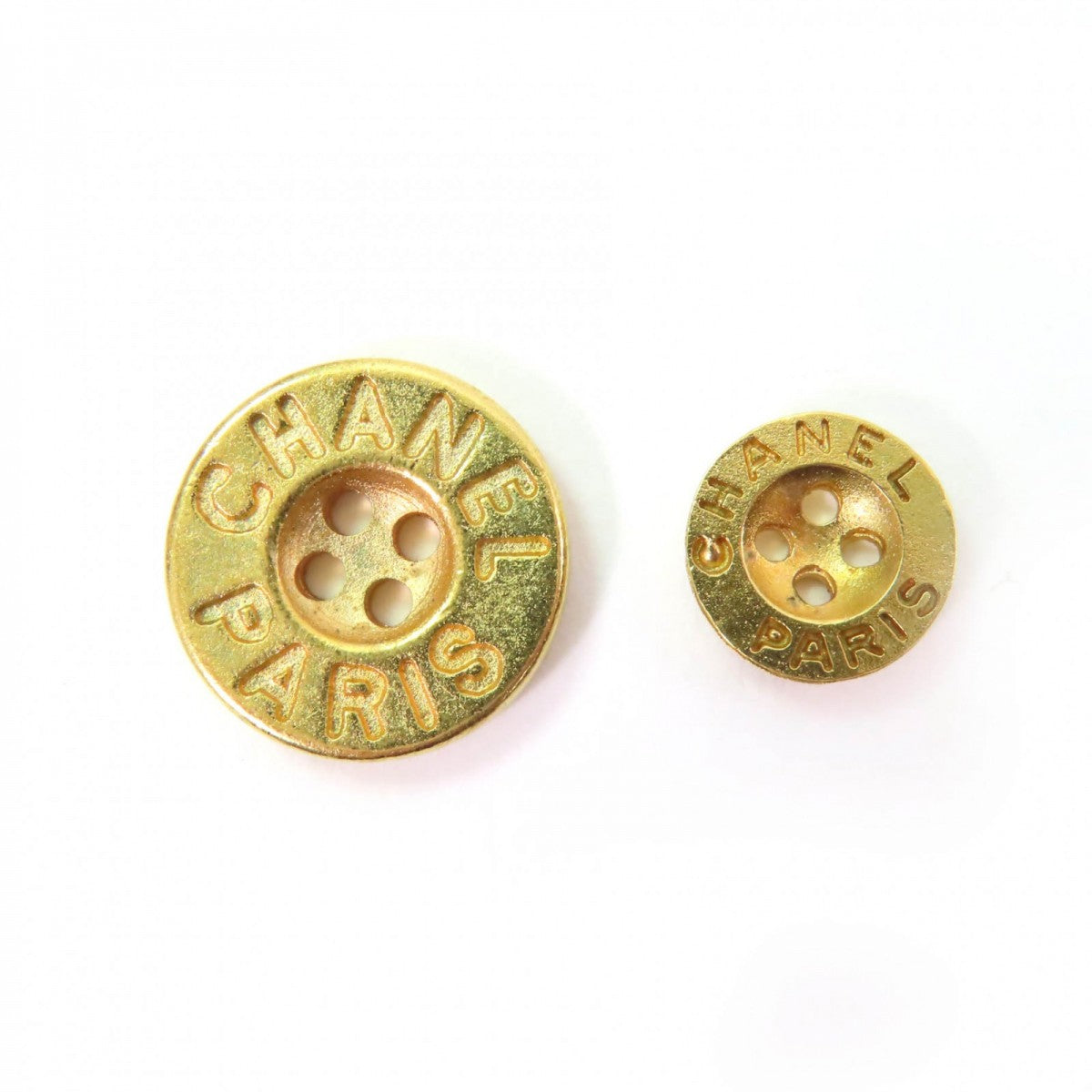 CHANEL Other fashion goods metal gold Set of 10 large and 3 small buttons