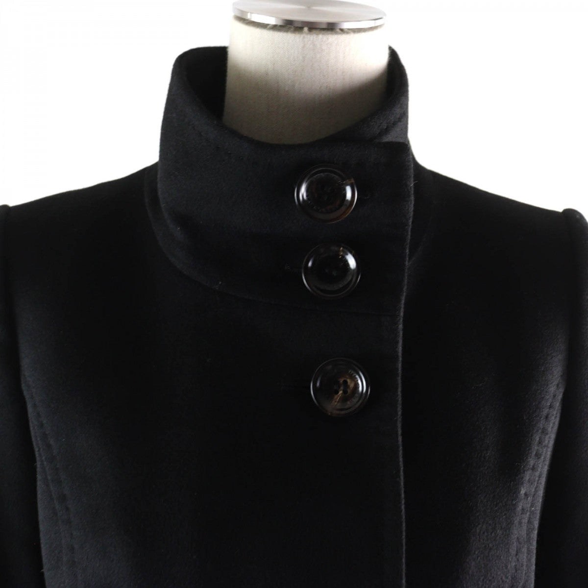 BURBERRY BLACK LABEL coat FNE14-945-09 Outer: 100% cashmere, Lining: 100% cupra black Women 38