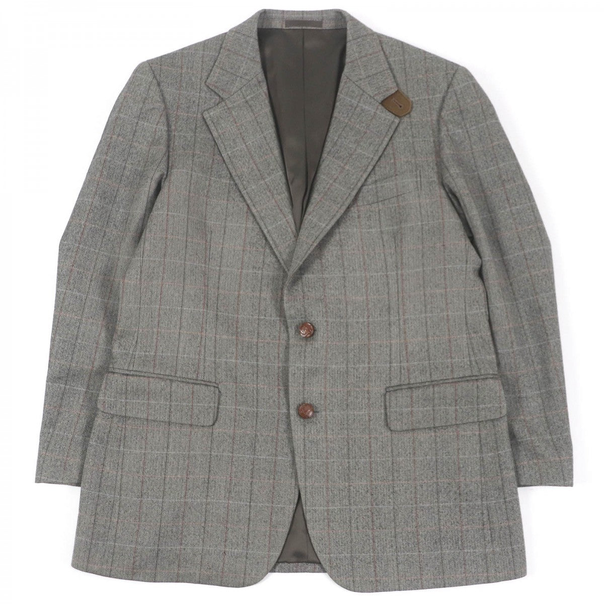 BURBERRY tailored jacket wool gray 98-88-175