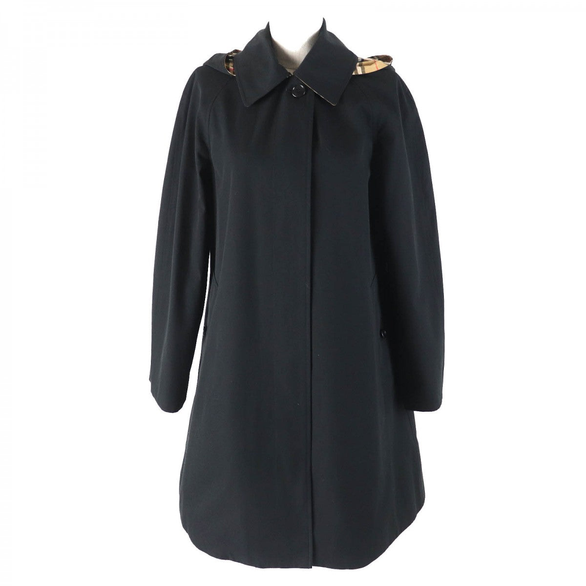 BURBERRY coat 8018746 Outer: 100% cotton, Lining: 100% cotton black Women 38