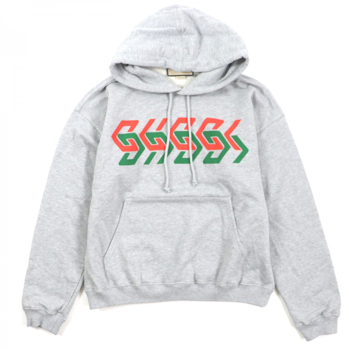 GUCCI Hoodie 715911 Main: 100% cotton, part: 97% cotton, part: 3% polyurethane gray mens S
