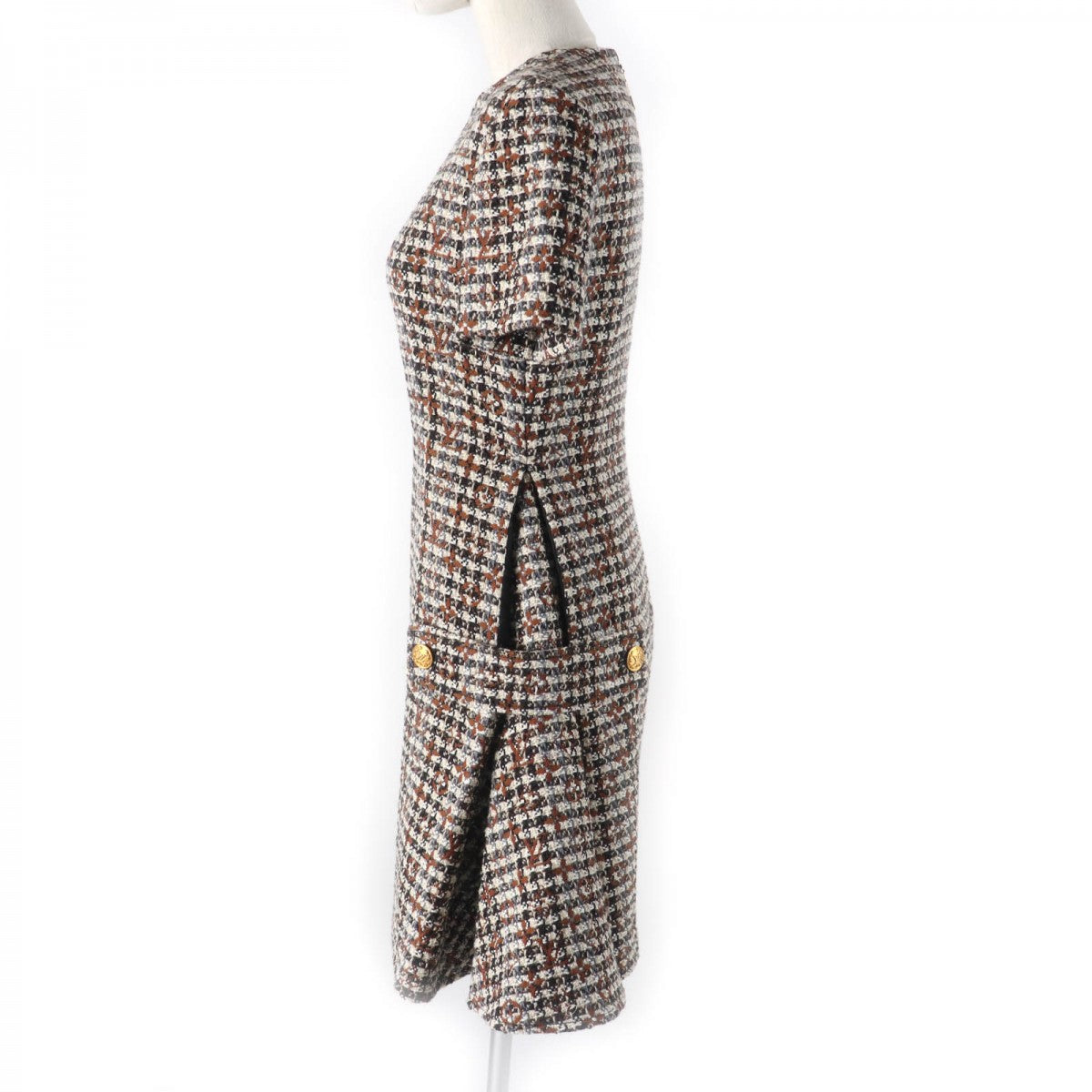 LOUIS VUITTON one piece Outer material: 63% wool, 27% mohair, 5% cotton, 3% cashmere, 2% polyester Multi Women 34