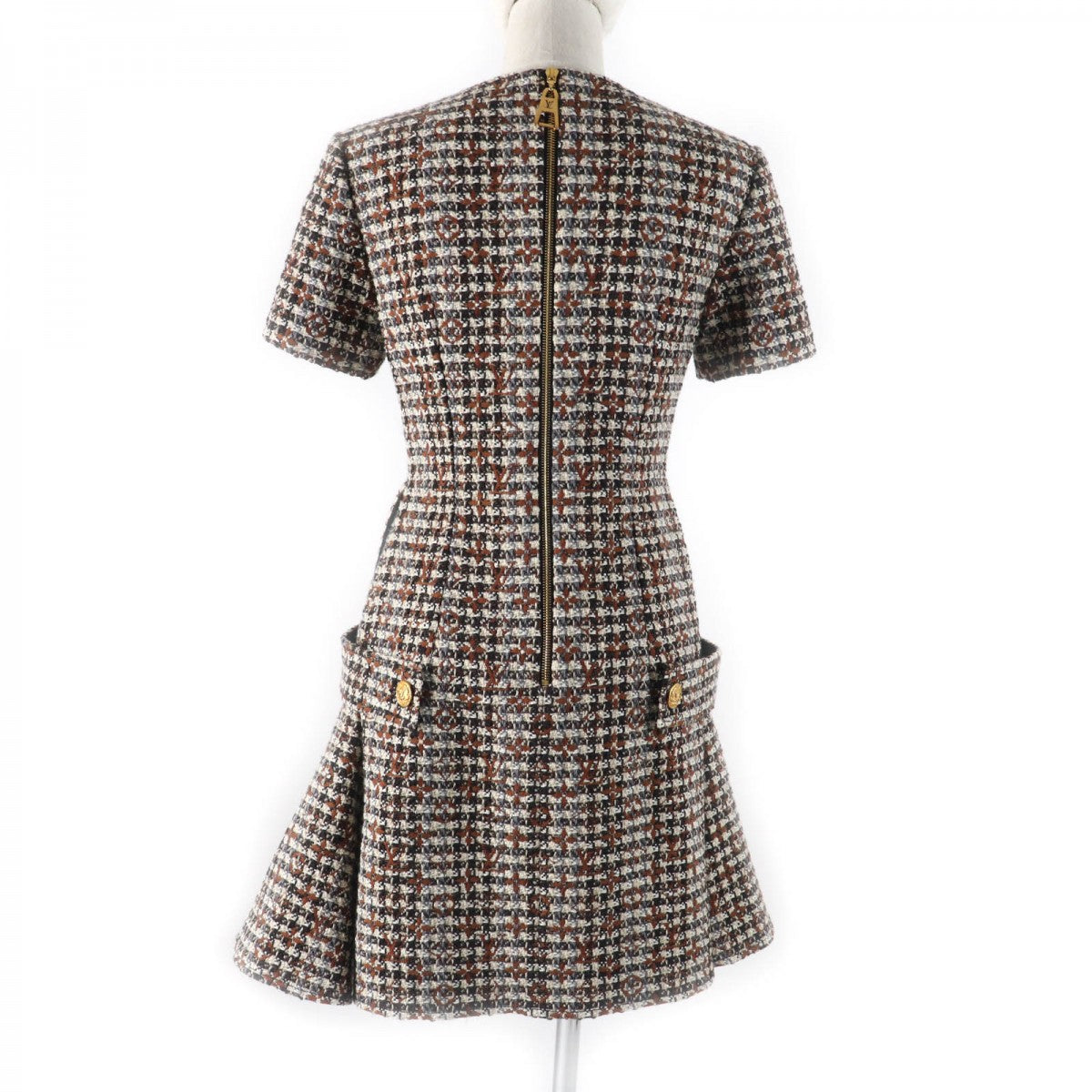 LOUIS VUITTON one piece Outer material: 63% wool, 27% mohair, 5% cotton, 3% cashmere, 2% polyester Multi Women 34