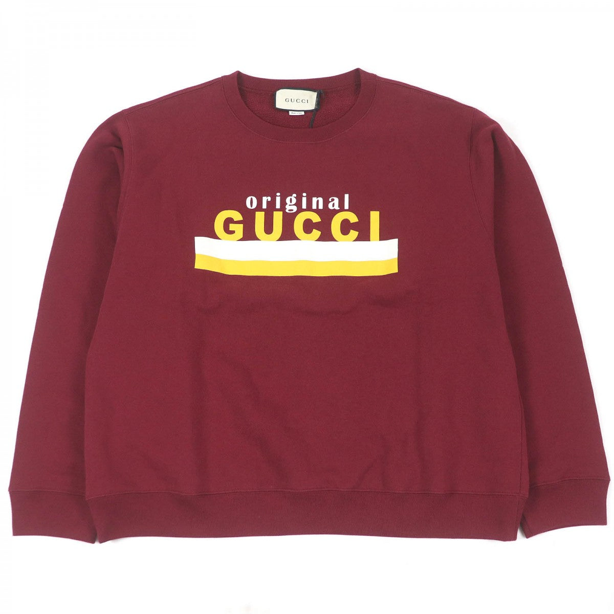 GUCCI sweat 626990 Main: 100% cotton Bordeaux mens L