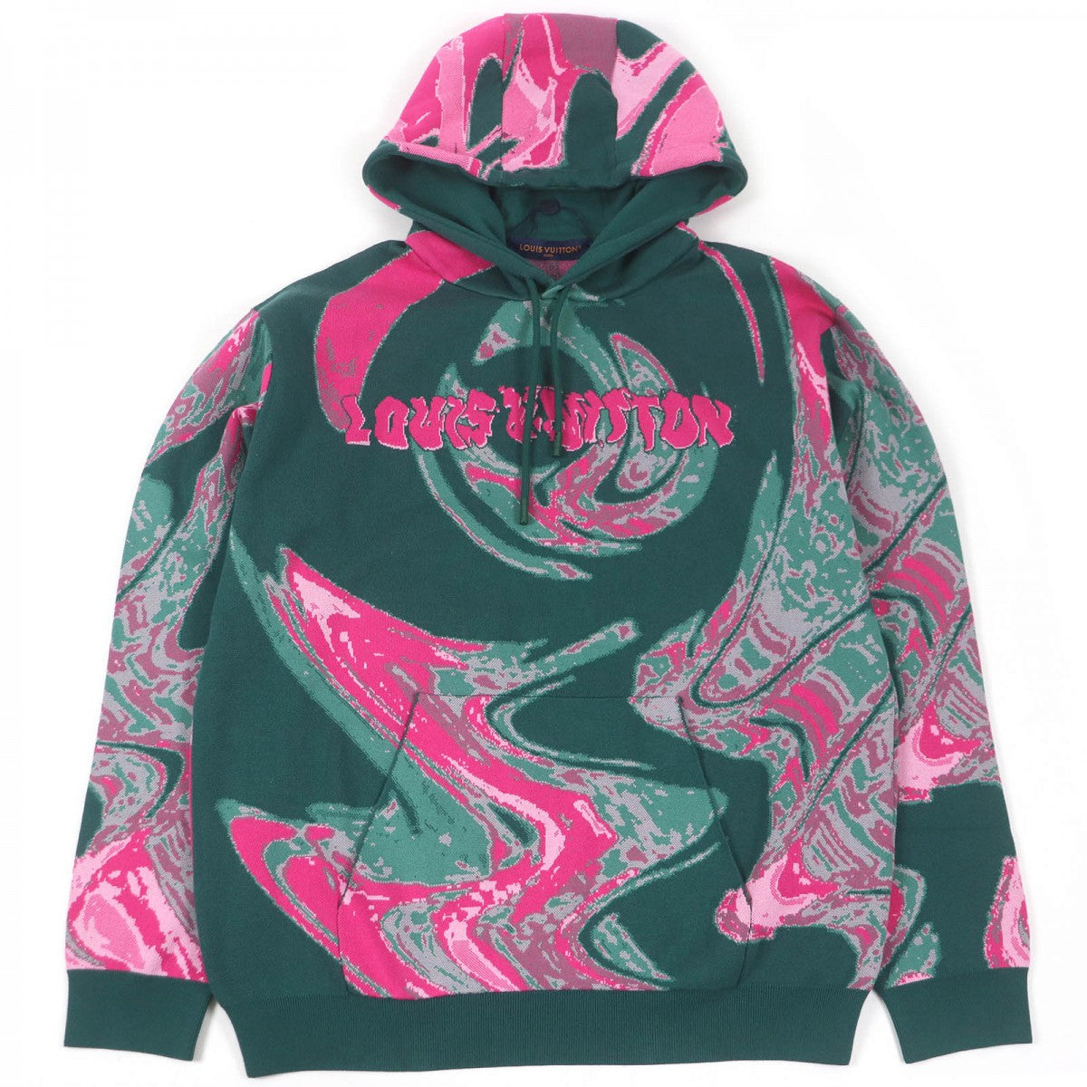 LOUIS VUITTON Hoodie Main: 100% cotton green mens XL