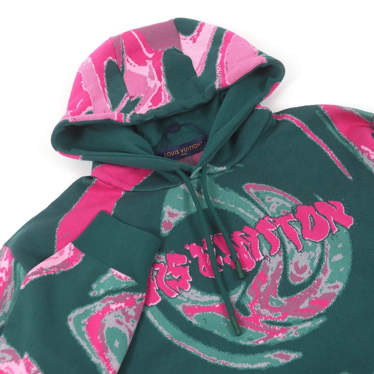 LOUIS VUITTON Hoodie Main: 100% cotton green mens XL