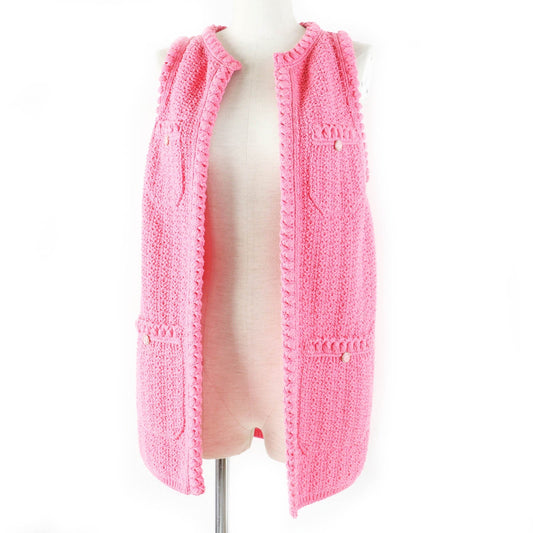 Chanel Cotton Polyamide Long Gilet 34 Classic Flap Tote