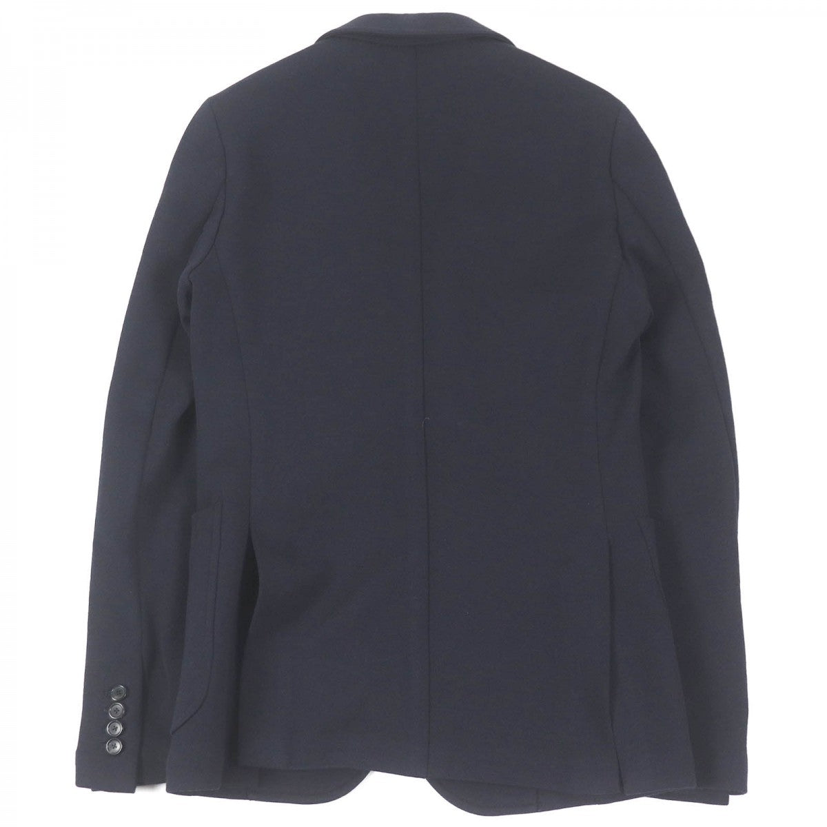 LOUIS VUITTON tailored jacket Outer: 56% wool, Outer: 40% cotton, Outer: 4% nylon, Lining: 30% cupra, Lining: 20% cotton Navy mens 46