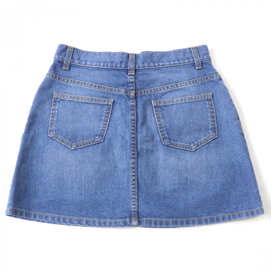 GUCCI Mini skirt 456973 cotton Indigo 42