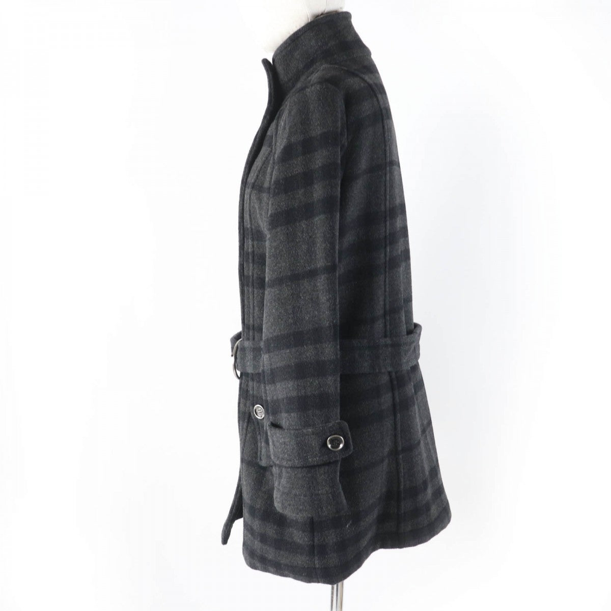 BURBERRY LONDON Chester coat Main: 90% wool, Main: 8% cashmere, Main: 2% other, Lining: 100% cupra Dark gray Women 40