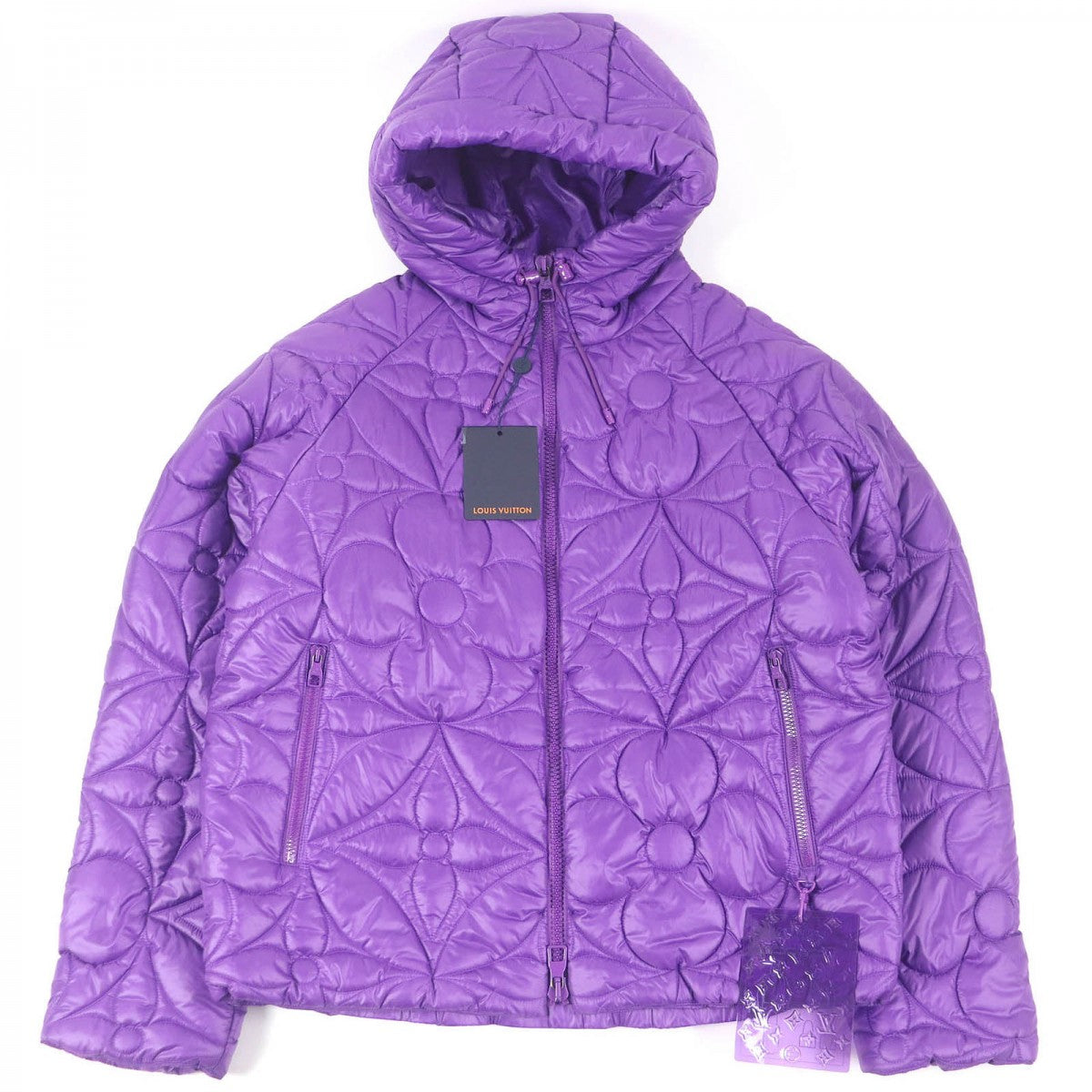 LOUIS VUITTON Blouson HMB47W Outer: 100% polyester, Lining: 100% cotton, Filling: 100% polyester purple mens 48