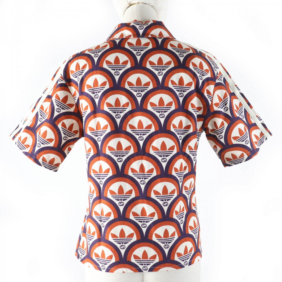 GUCCI Short sleeve shirt 703002 Main: 100% cotton, part: 95% polyester, part: 5% polyurethane Orange type Women 36