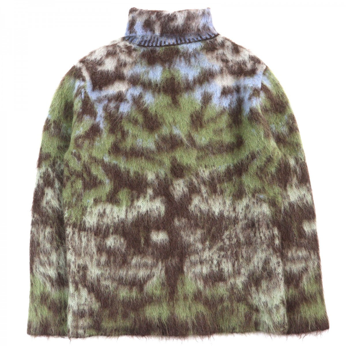 LOUIS VUITTON knit HHN19W Main: 67% mohair, Main: 28% nylon, Main: 5% wool Brown Green Blue type mens S