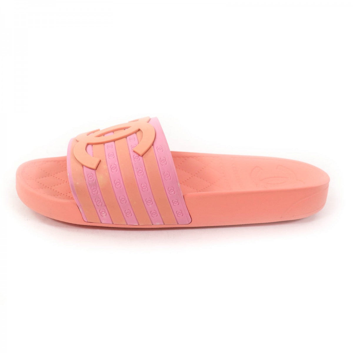 CHANEL Sandals G33611 Main: Rubber Orange pink Women 35