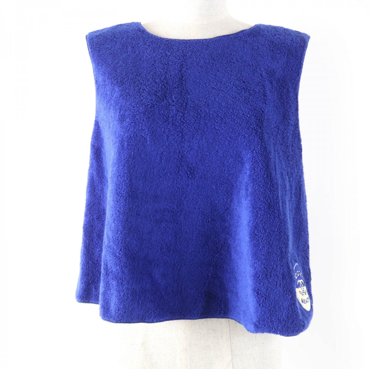 CHANEL tops 19M P61782V42943 Main: 100% cotton, part: 75% cotton, part: 25% silk blue COCO BEACH Women 38