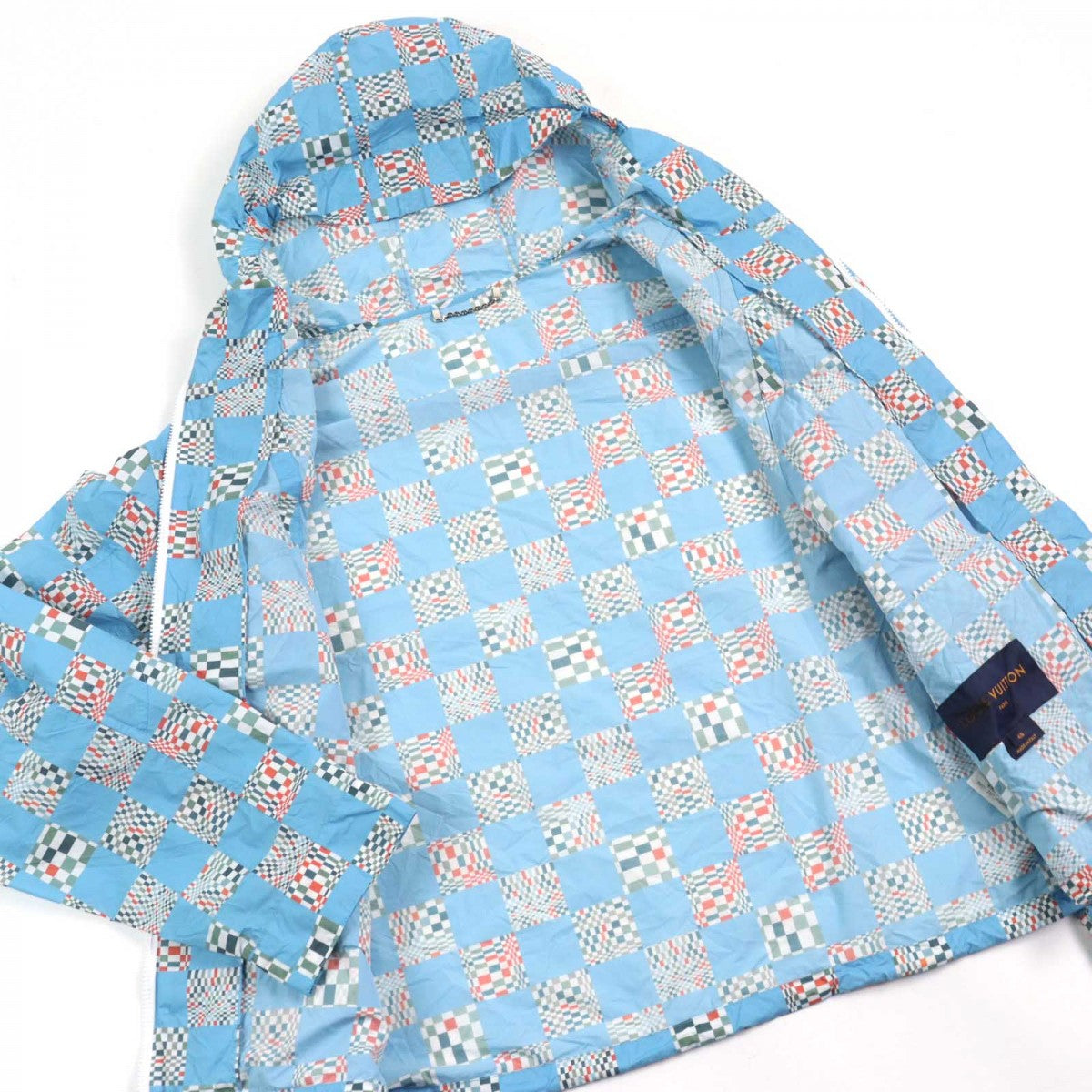 LOUIS VUITTON Hoodie HKB85W Main: 100% nylon Light blue type mens 48