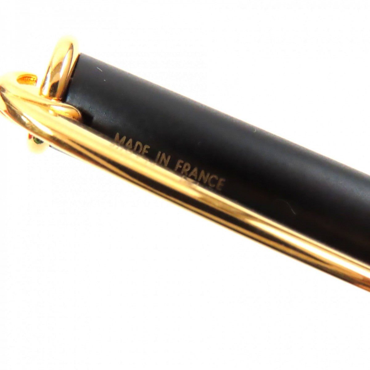 HERMES Ballpoint pen Main?Gold Plated black Allegro