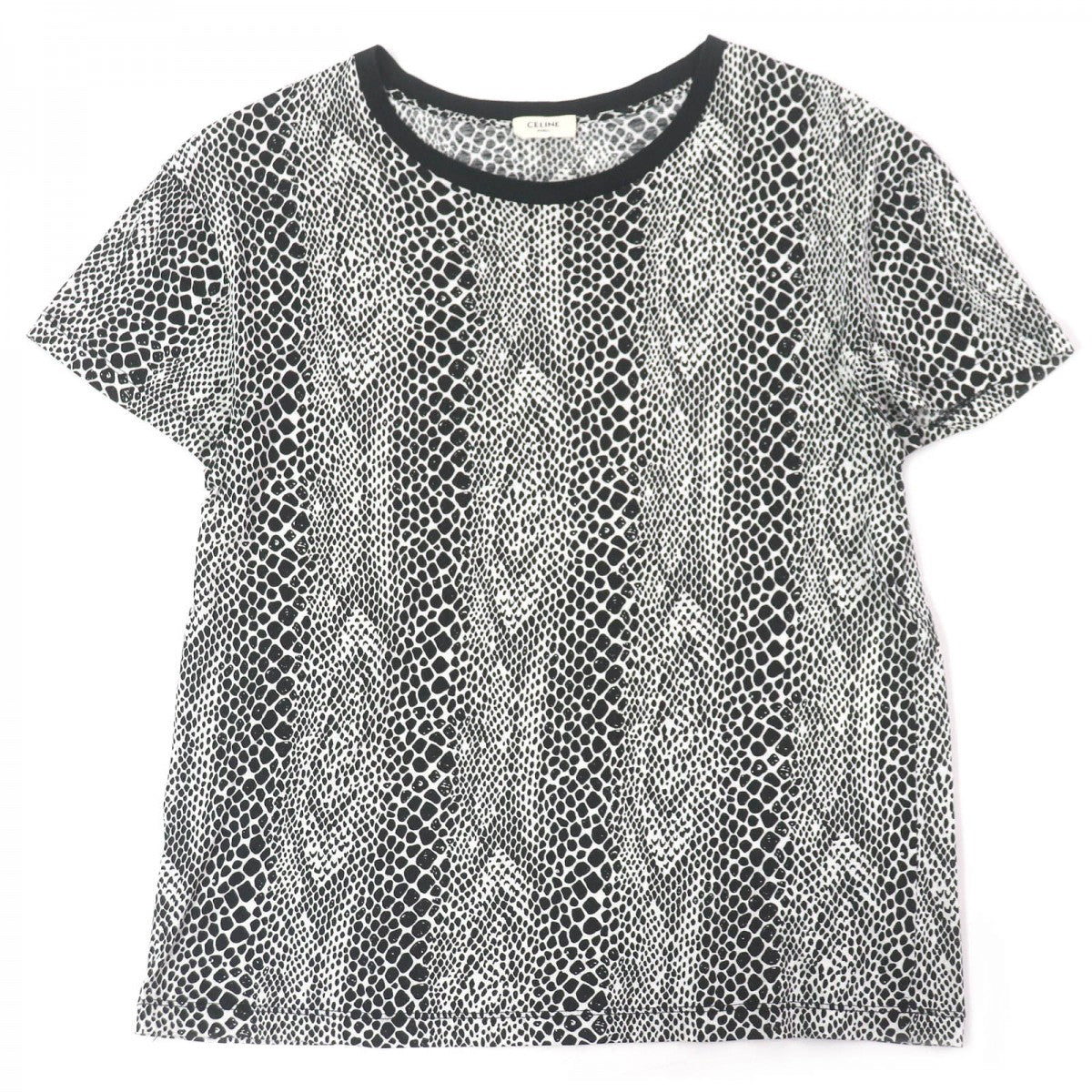 CELINE Short sleeve T-shirt 2X008378E Main: 100% cotton Black White mens S