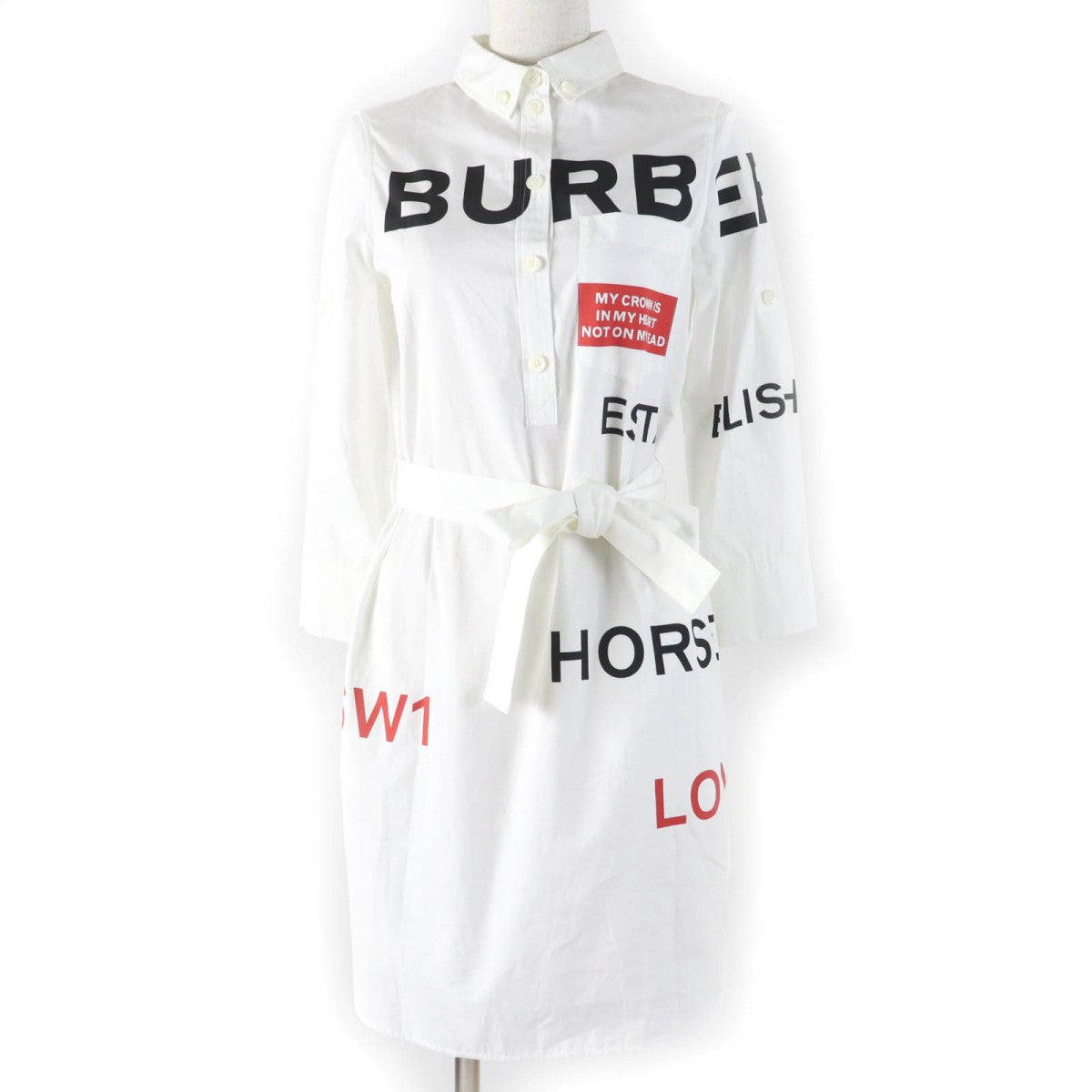 BURBERRY one piece 8013907 Main: 100% cotton white Women 32