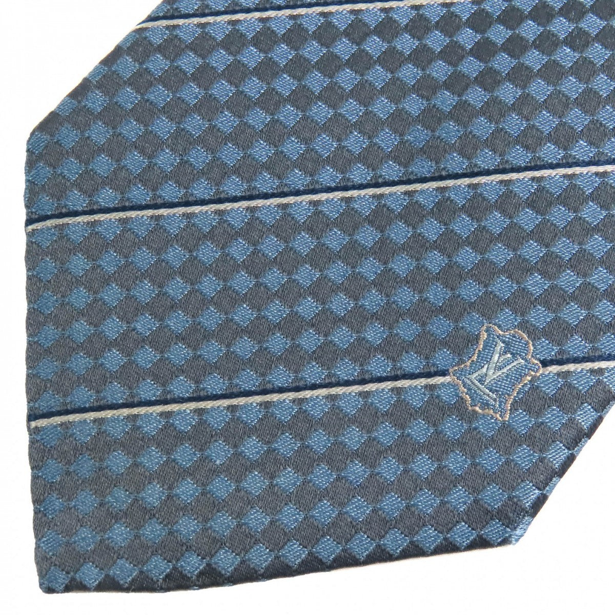 LOUIS VUITTON tie M67978 Main: 100% silk blue Kravat Ek mens