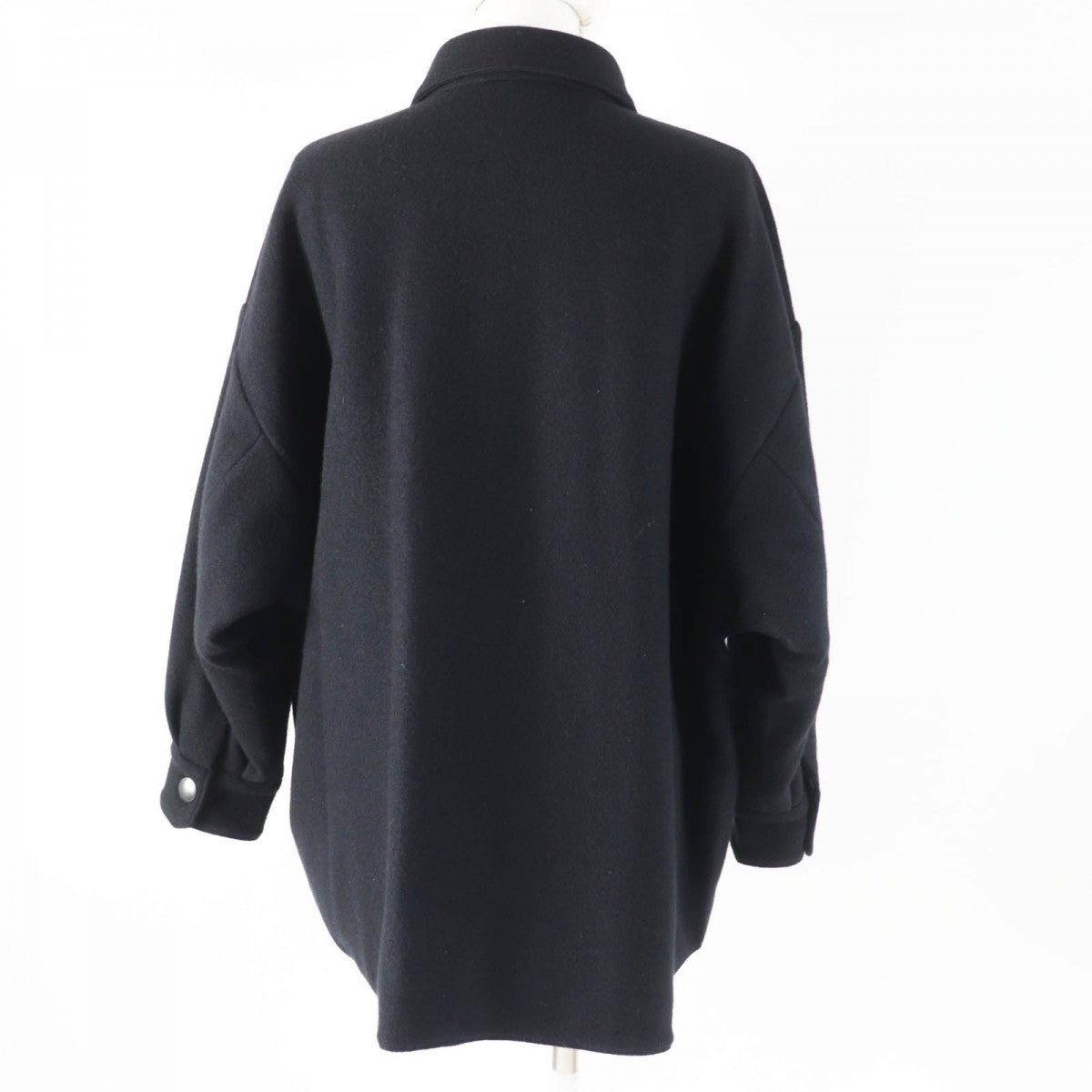 PRADA coat P594L Main: 55% virgin wool, Main: 45% cashmere, Lining: 100% recycled polyamide, Filling: 55% polyester, Filling: 45% recycled polyester black Women 38