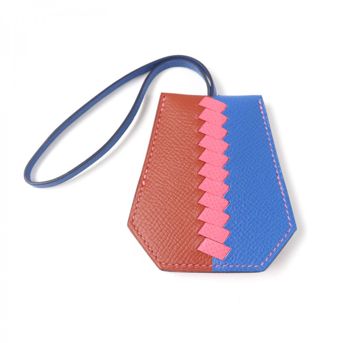 HERMES Bag charm Main?Epsom multicolor Clochette?Cle Grand Trace