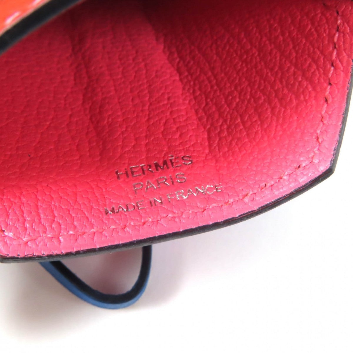 HERMES Bag charm Main?Epsom multicolor Clochette?Cle Grand Trace