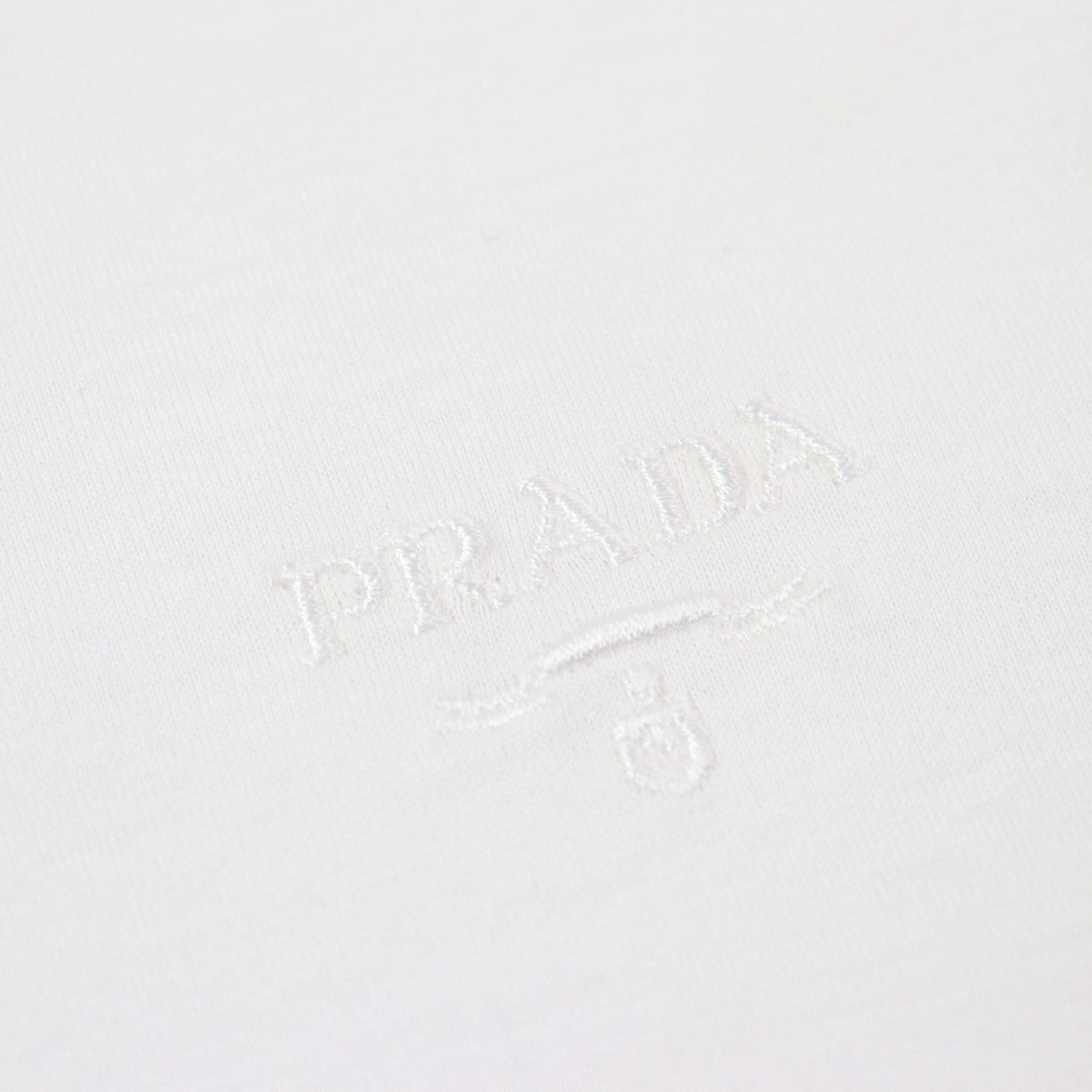 PRADA Short sleeve T-shirt UJN884 Main: 100% cotton white mens XS