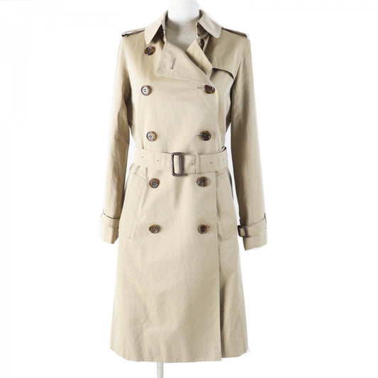 BURBERRY LONDON trench coat B1A88-330-51 Main: 100% cotton, Leather part: cowhide, Lining: cotton, Sleeve lining: cupra, Liner: 100% wool beige Women 38