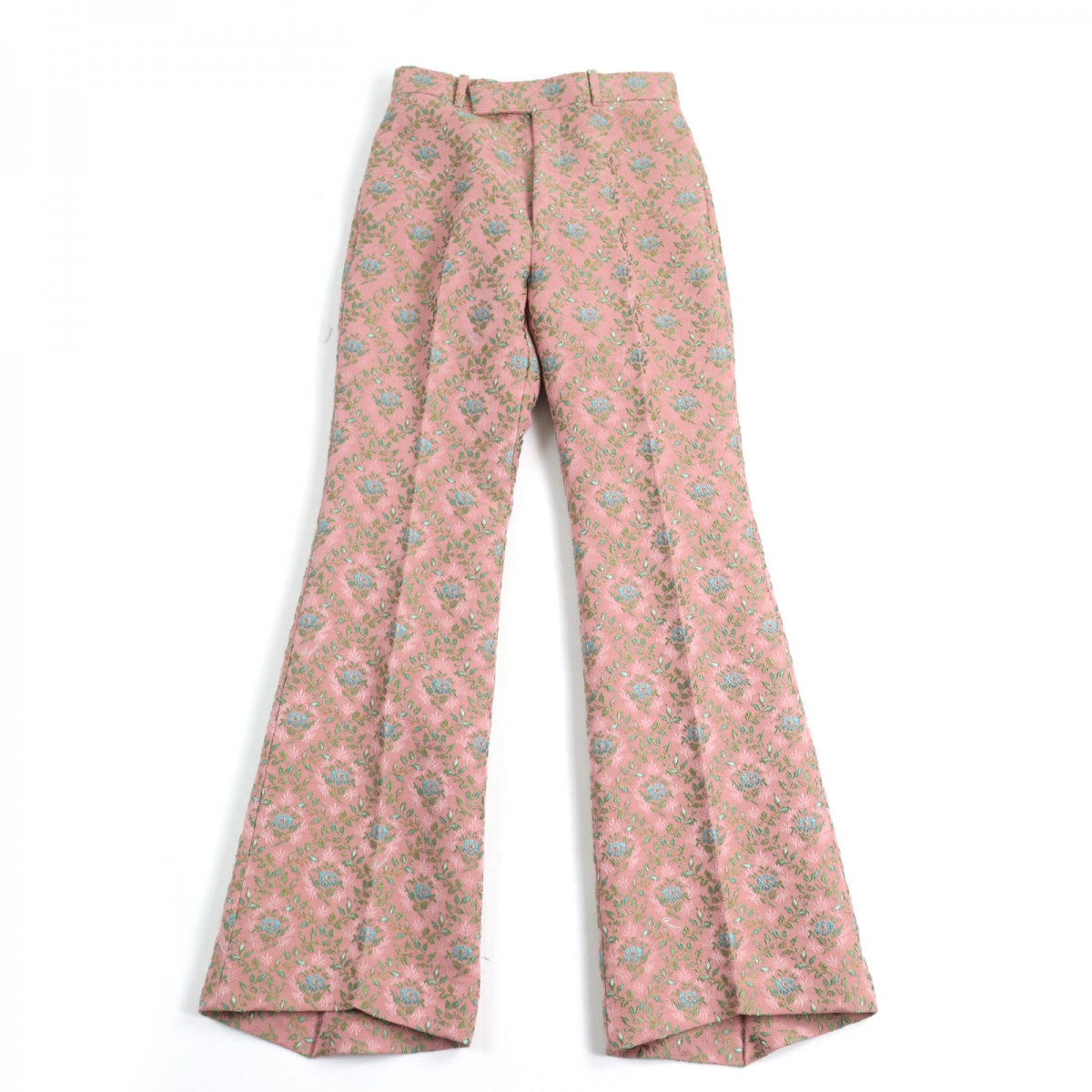 GUCCI Pants 621738 Main: 59% polyester, Main: 23% cotton, Main: 18% silk, Lining: 73% acetate, Lining: 27% silk pink Women 36