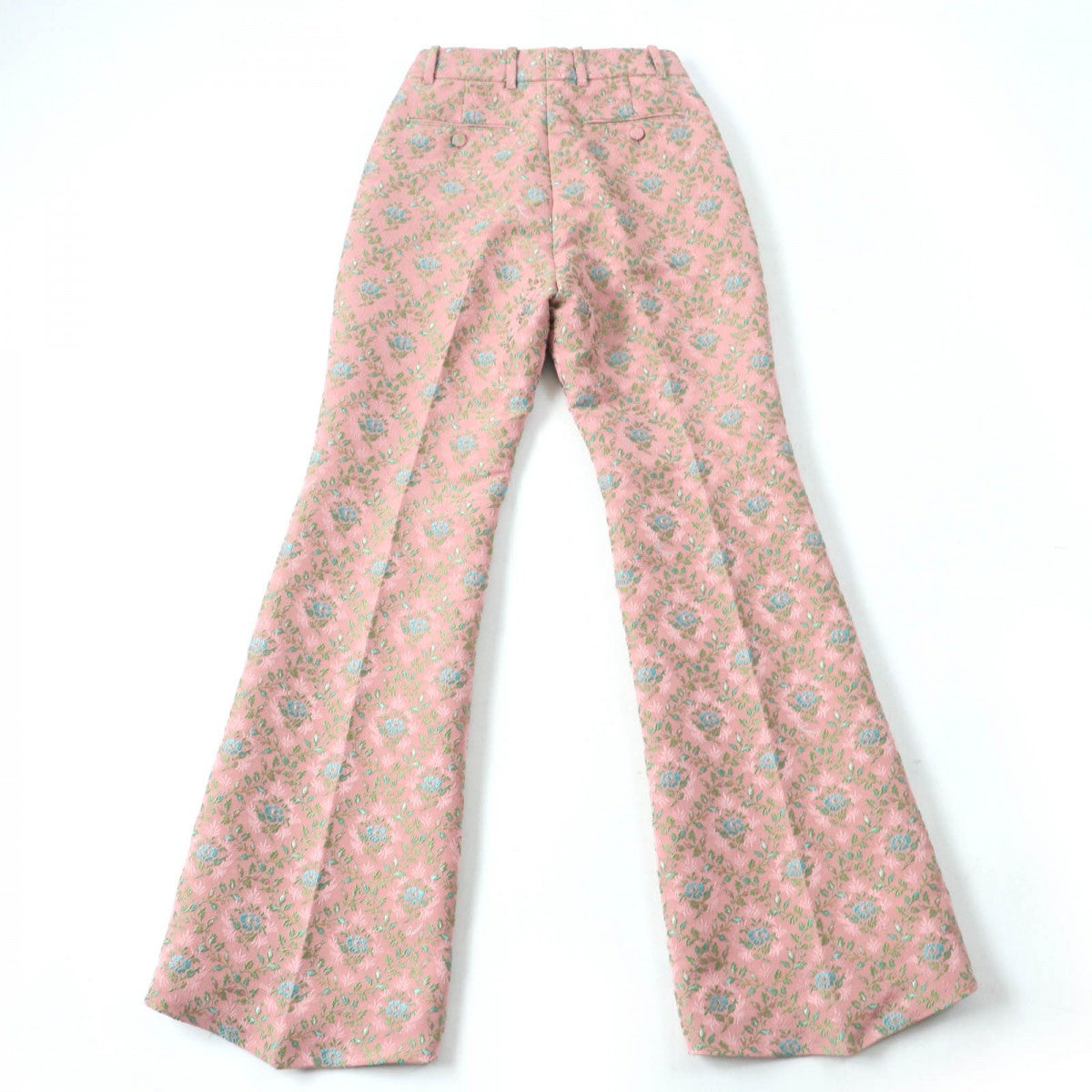 GUCCI Pants 621738 Main: 59% polyester, Main: 23% cotton, Main: 18% silk, Lining: 73% acetate, Lining: 27% silk pink Women 36