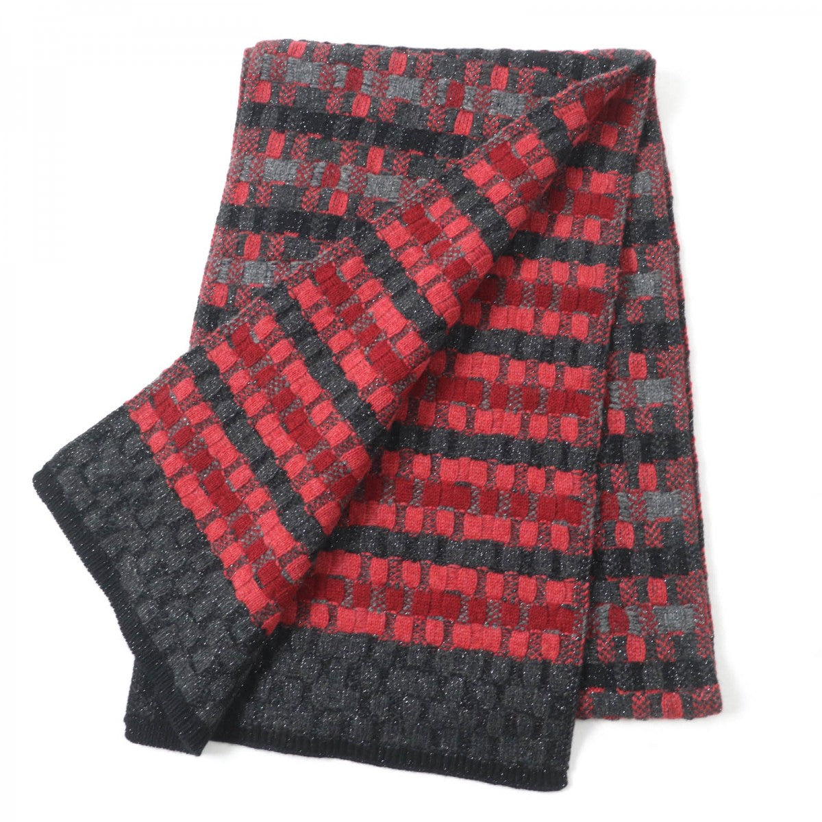CHANEL Scarf 16B Main: 95% cashmere, Main: 5% rayon multicolor Women