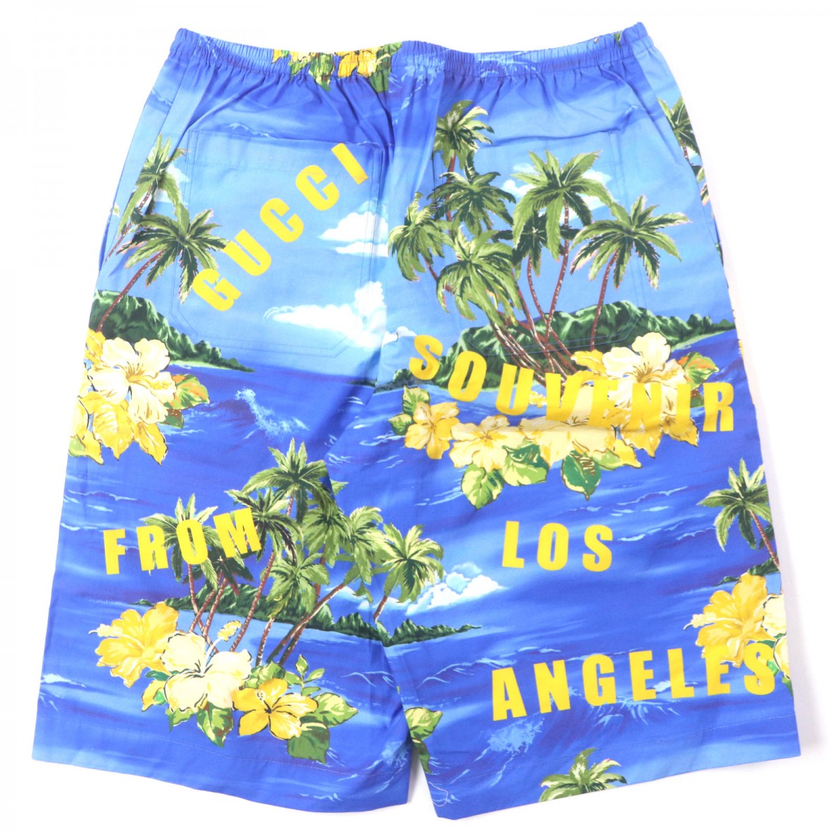 GUCCI Shorts 672698 Main: 100% cotton blue mens 46