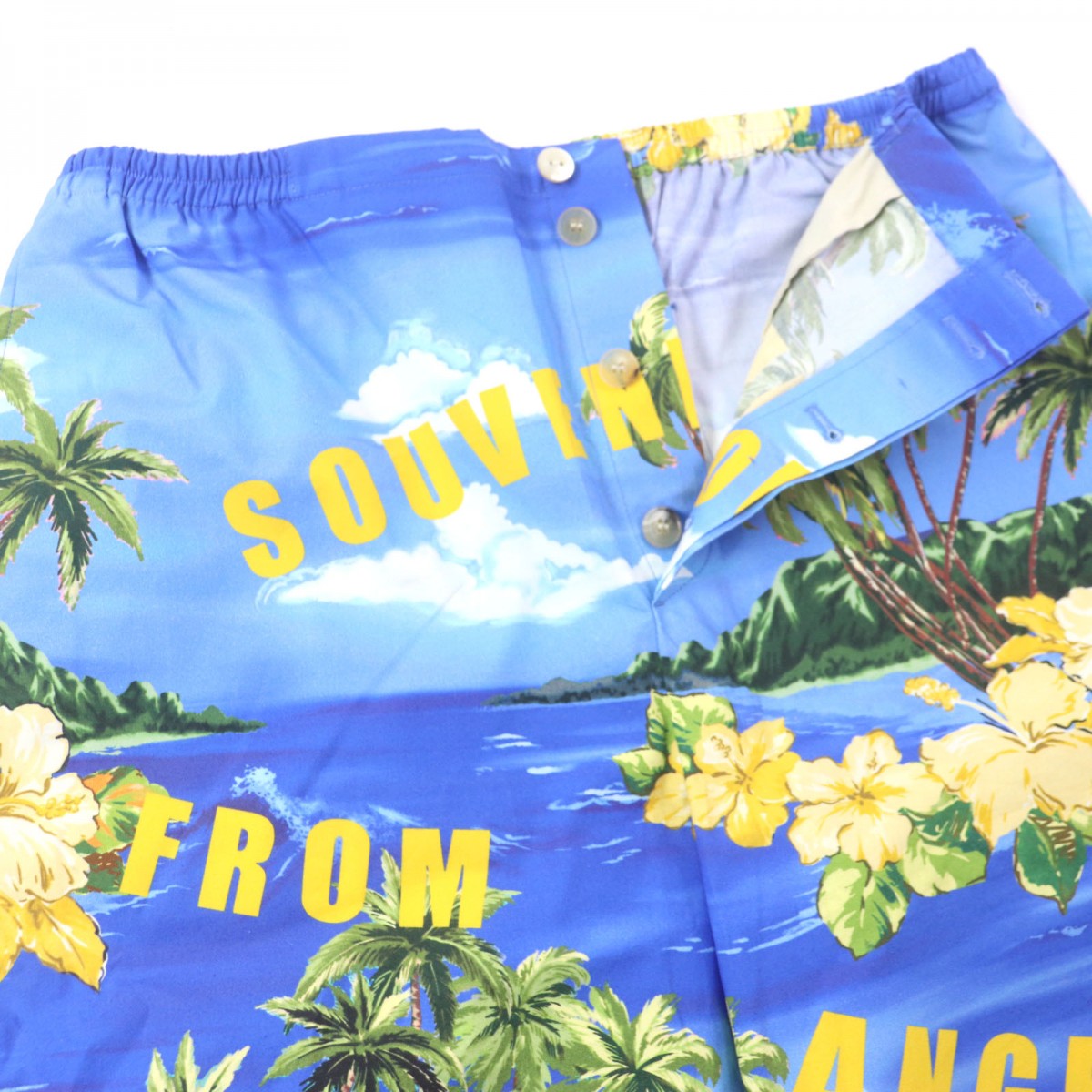 GUCCI Shorts 672698 Main: 100% cotton blue mens 46