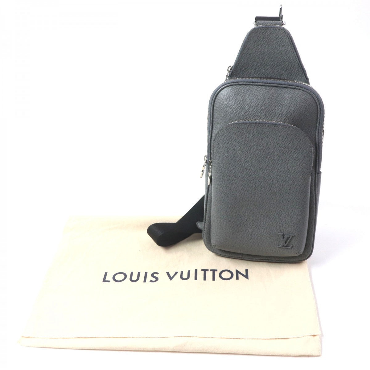 LOUIS VUITTON Sling bag M30951 Main: Taiga gray Taiga Avenue sling bag mens