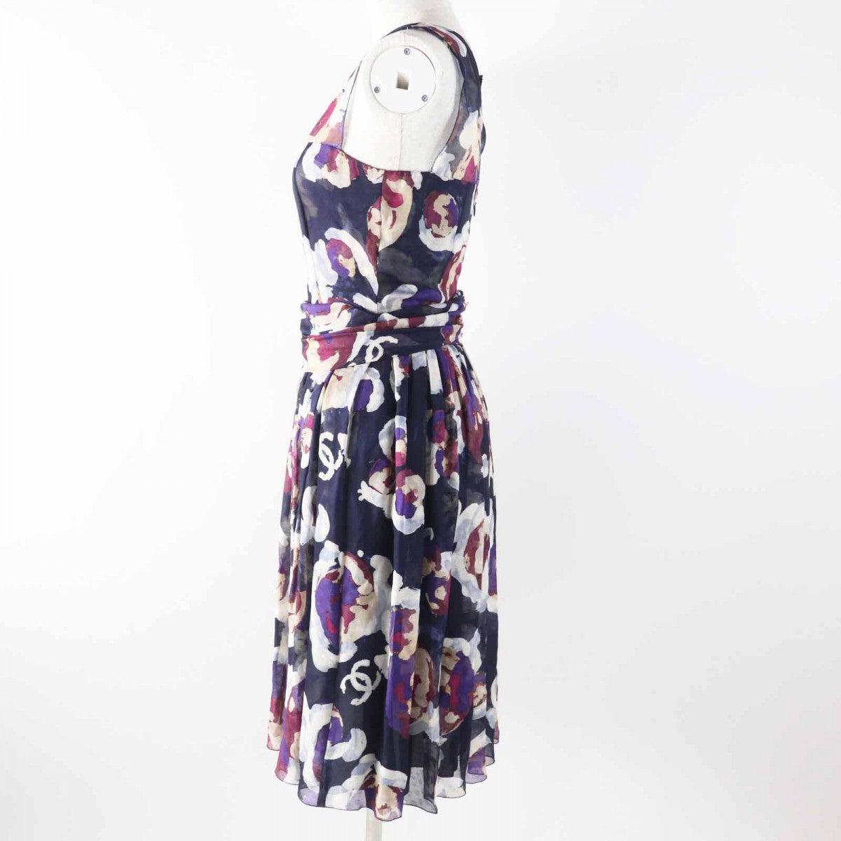 CHANEL one piece P37299 Main: 100% silk, Lining: 100% silk Multi Women 34