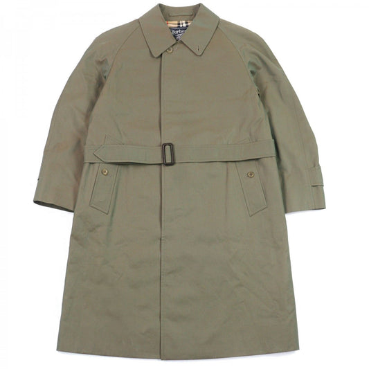 BURBERRY Stainless collar coat WR050-902-79 Outer: 100% cotton, Lining: cotton, Sleeve lining: polyester green mens