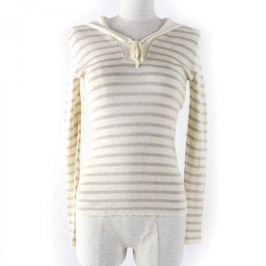 Christian Dior knit 214S27AM903 Main: 46% linen, 30% rayon, 12% cashmere, 8% polyester, 4% silk Beige type Women 38