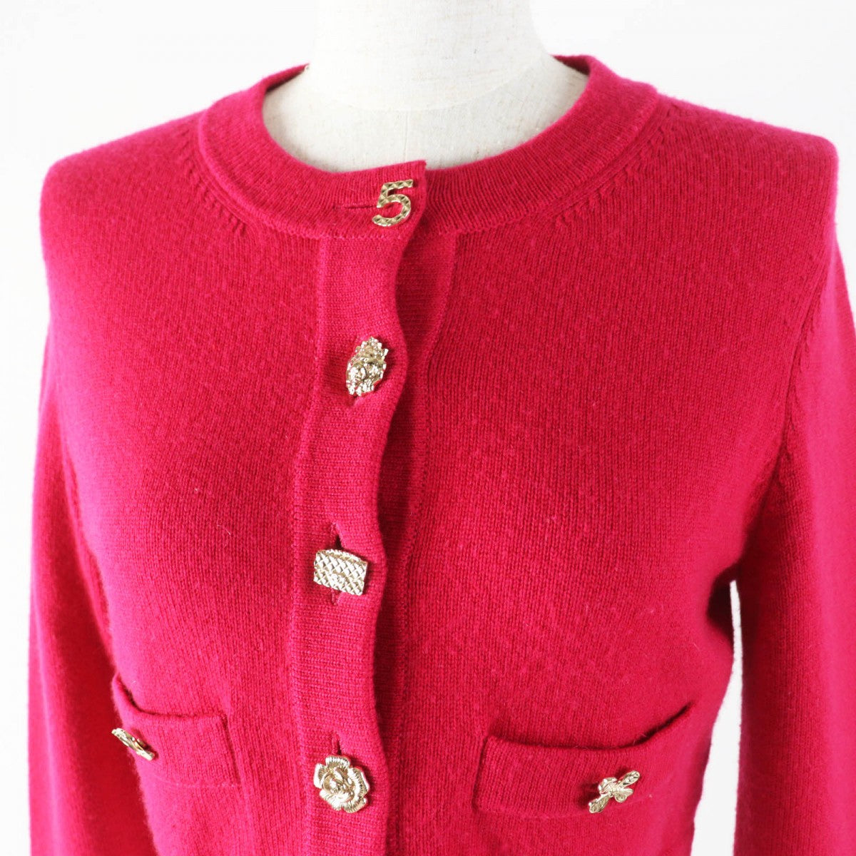 CHANEL cardigan P73483 Main: 100% cashmere shocking pink Women 34