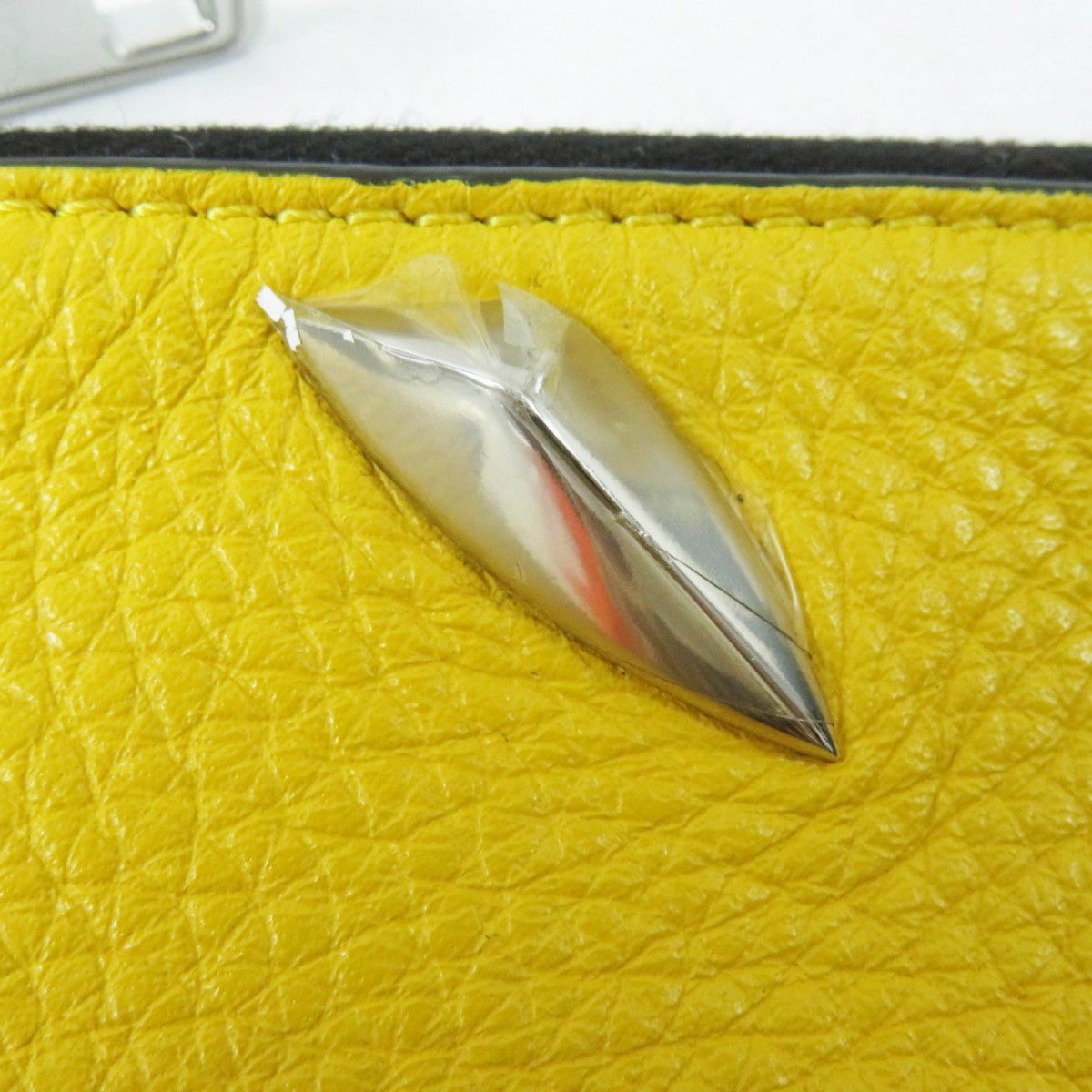 FENDI Coin case Main: Leather yellow Bugseye Women