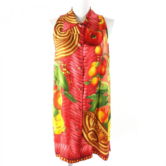 GUCCI Tunic Main: 100% silk Red type Multicolor Women 38