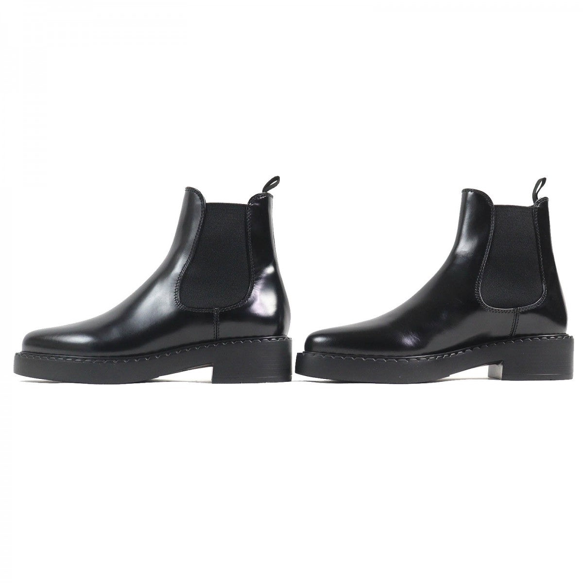 PRADA short boots Main: Brushed leather black chocolate Women 37.5