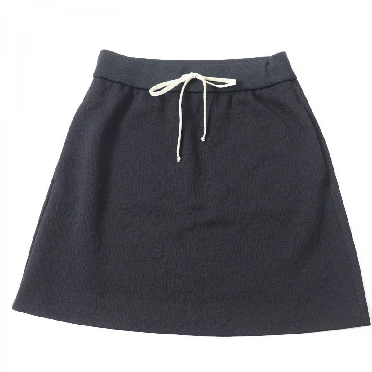 GUCCI skirt 655183 Main: 100% polyester, part: 84% polyester, part: 14% nylon, part: 2% polyurethane black Women S